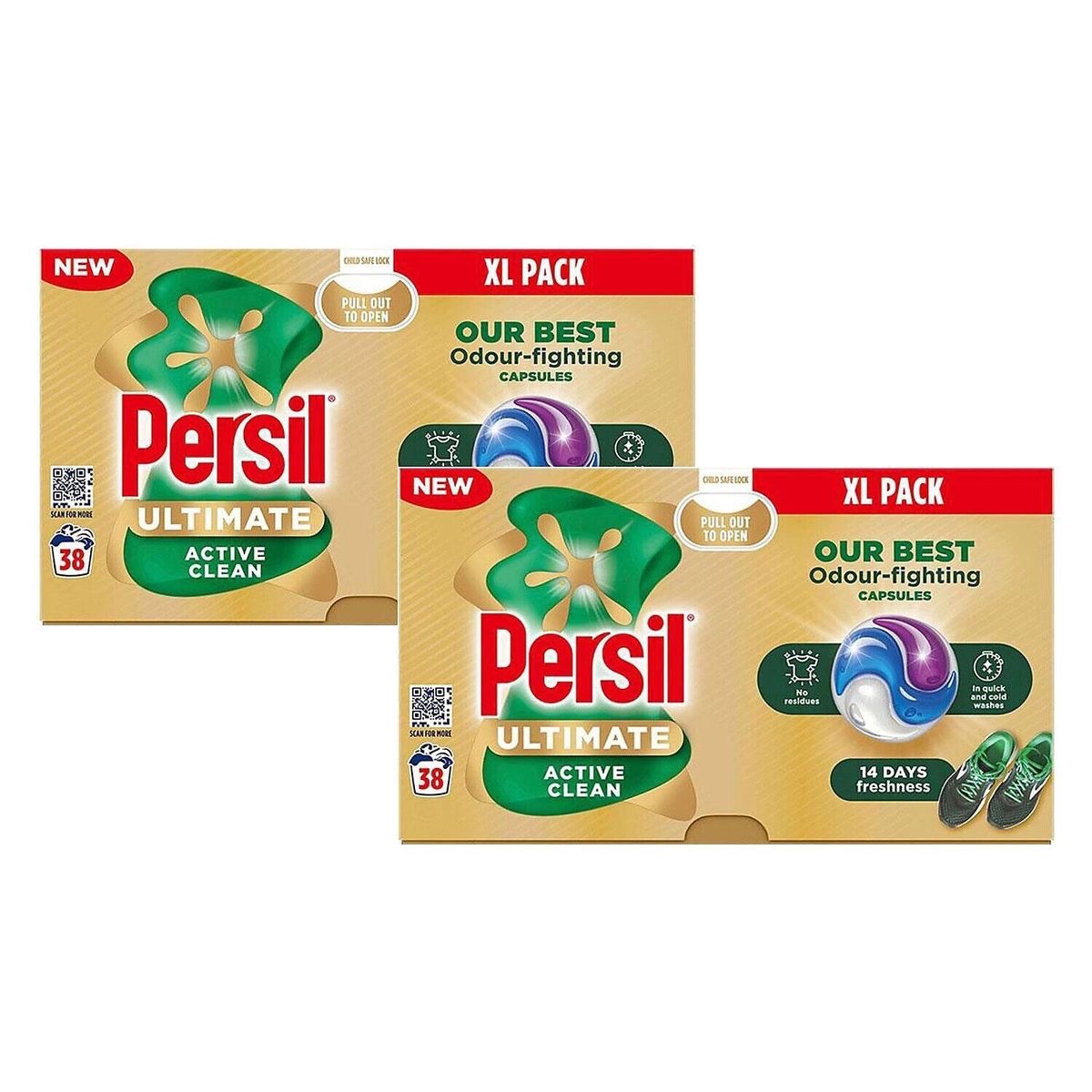 کپسول شوینده پرسیل آلتیمیت اکتیو کلین – Persil Ultimate Active Clean Capsules
